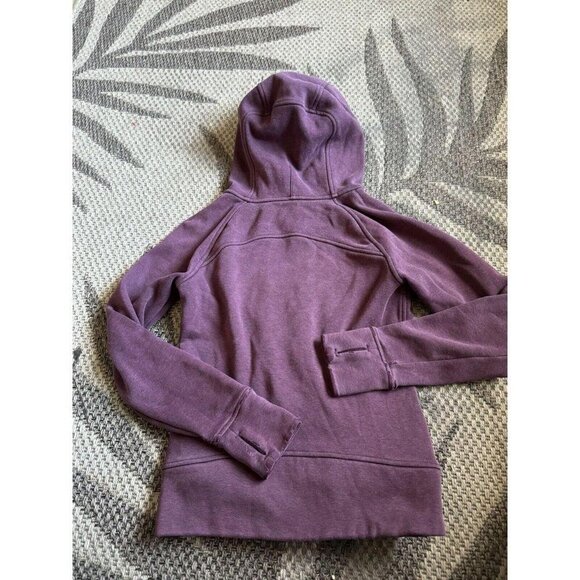 Lululemon Scuba Zip-Up High Neck Women's Sweater Magenta - Size 4 jacket - Picture 3 of 5